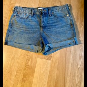 Madewell jeans rolled hem shorts